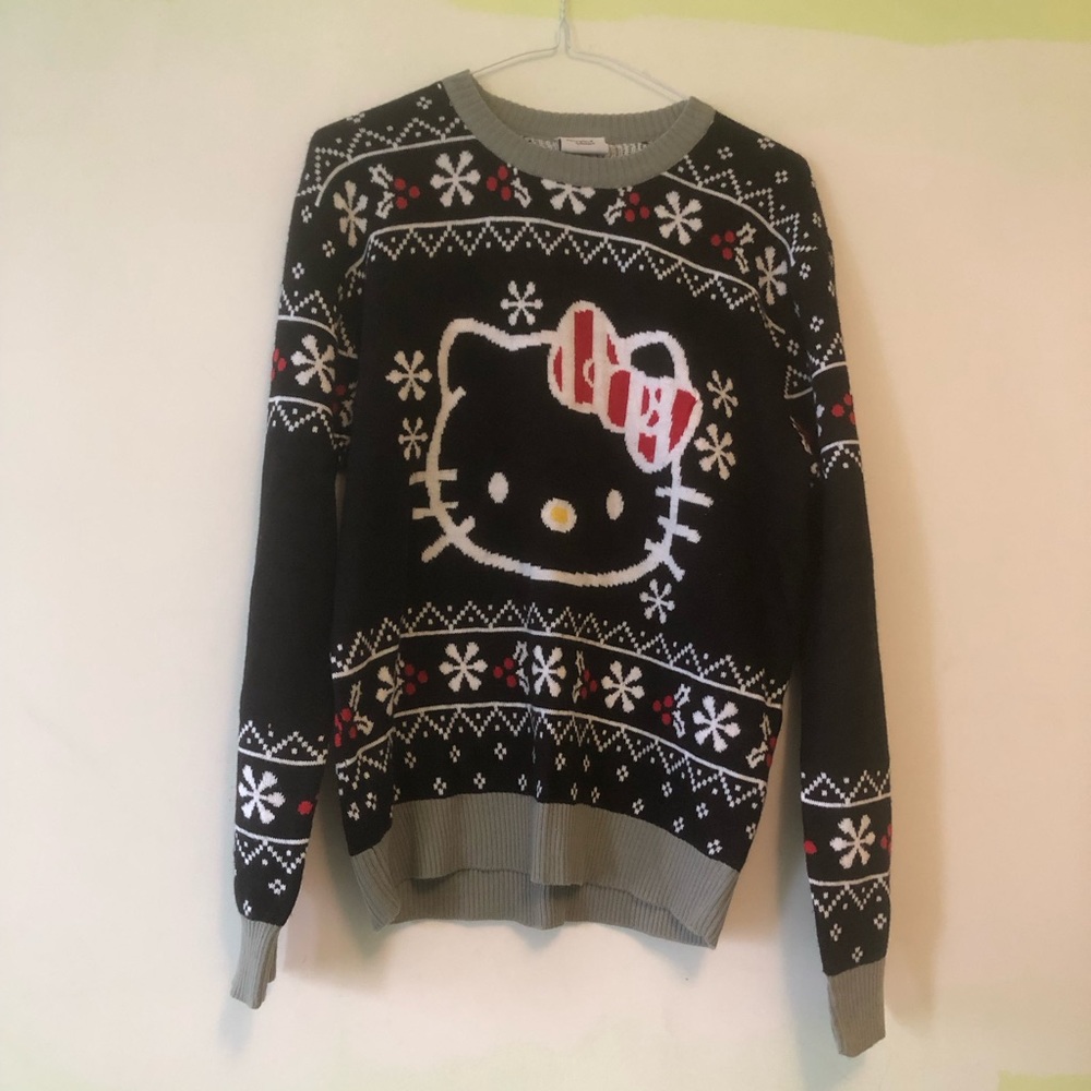sanrio hello kitty holiday sweater M